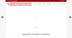 Desktop Screenshot of impact-staffing.com