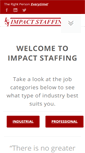 Mobile Screenshot of impact-staffing.com
